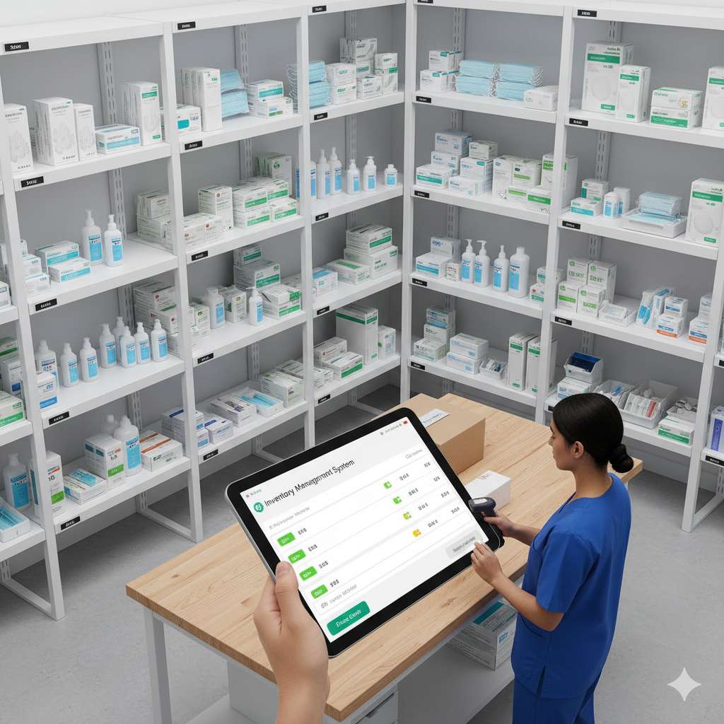 Patient smiling during consultation with healthcare provider